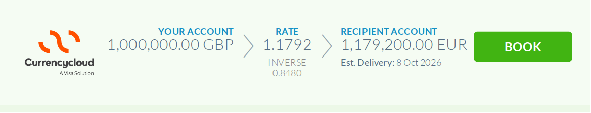 After: £1,000,000 quote on one row